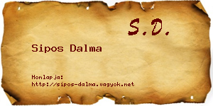 Sipos Dalma névjegykártya